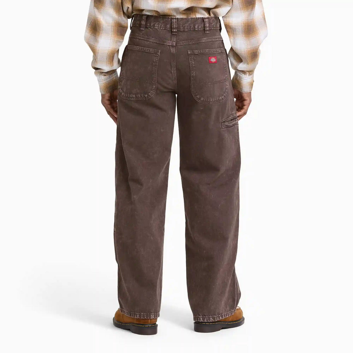 Loose Straight Double Knee Jeans