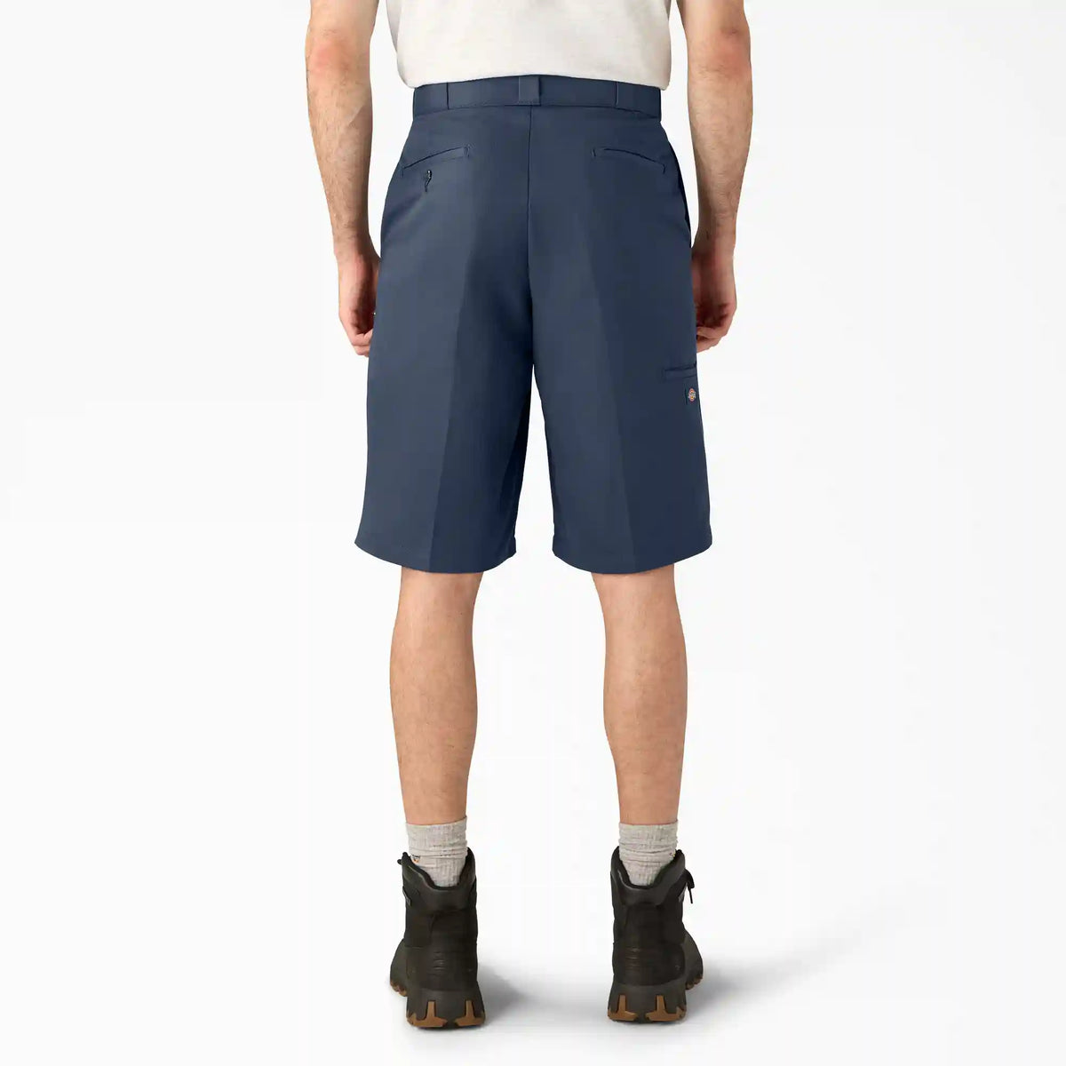 Loose Fit Flat Front Work Shorts, 13"