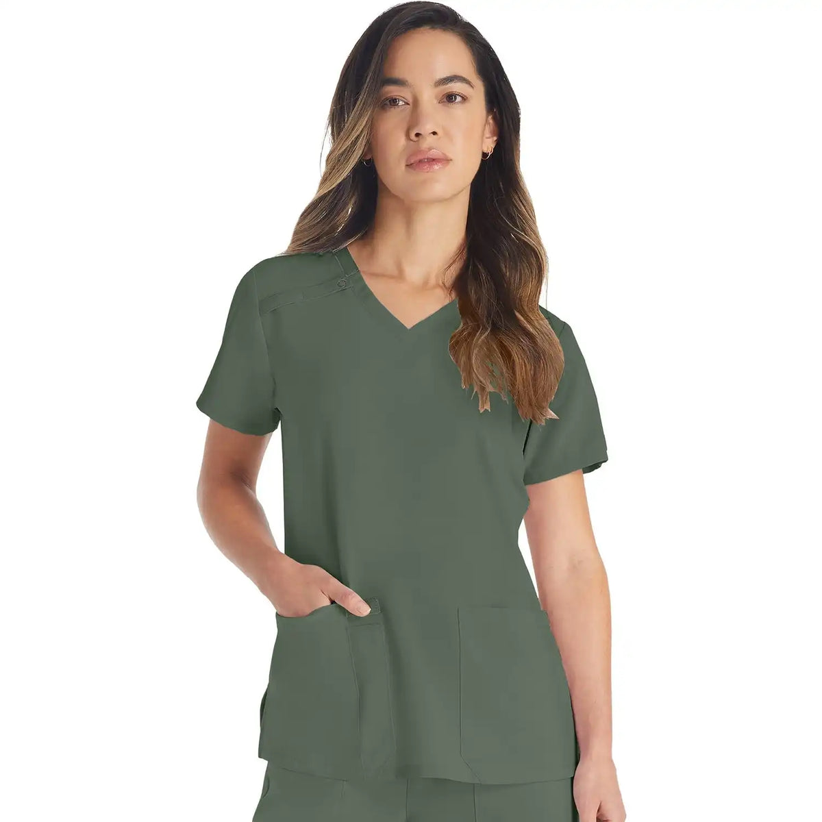 Women's EDS Essentials V-Neck Scrub Top